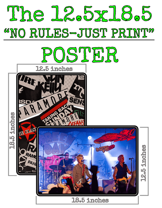 🖼️The 12.5x18.5 "No Rules-Just Print" Poster