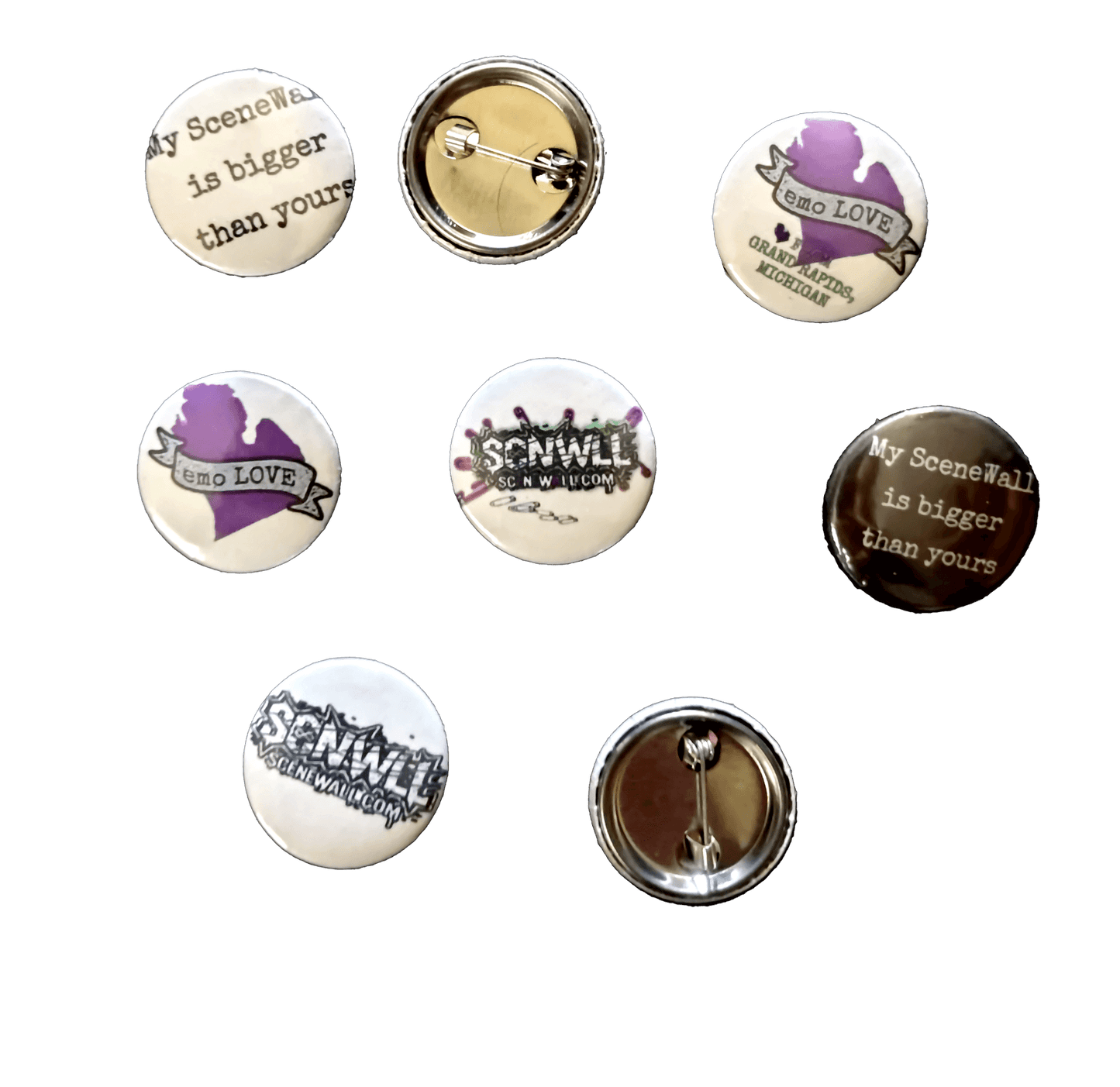 🧷Handful of SceneWall 1" Pins/Buttons