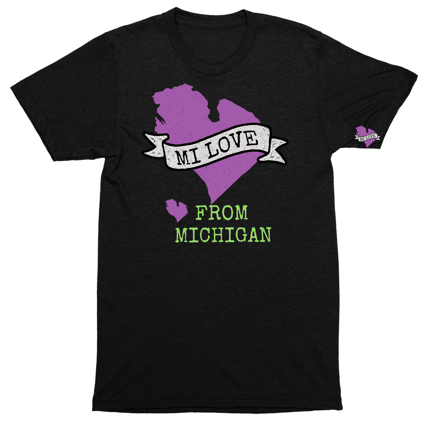 šMICHIGAN LOVE REPRESENT <3 Guys Tee