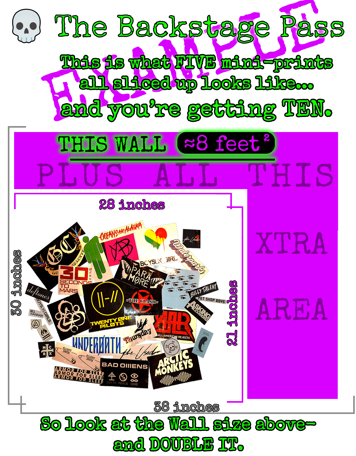 💀 The Backstage Pass – 8' sq ft