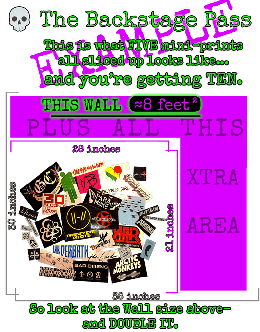 💀 The Backstage Pass – 8' sq ft