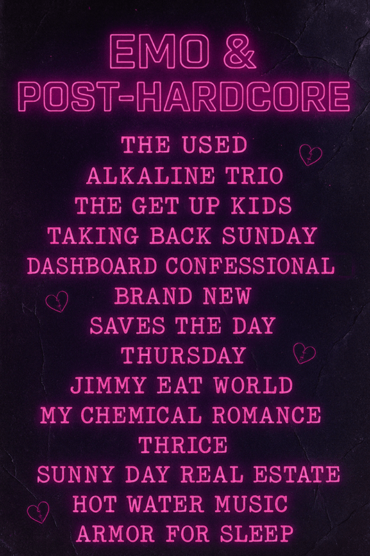 🔥Straight Emo & Post-Hardcore Pack