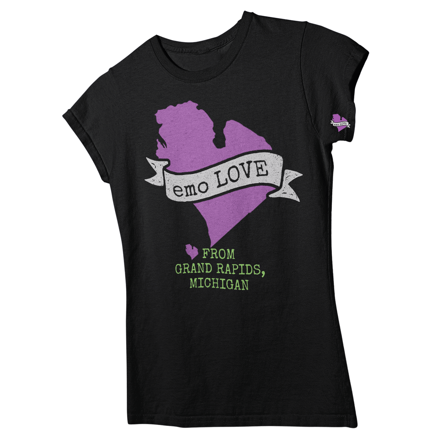 👕Emo <3 Girly Tee (Represent GR, Michigan)