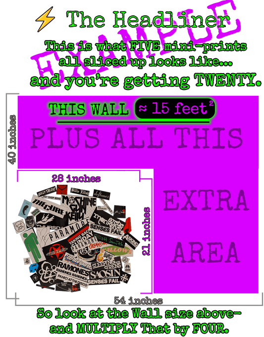 ⚡️ The Headliner Pack – 20 mini prints