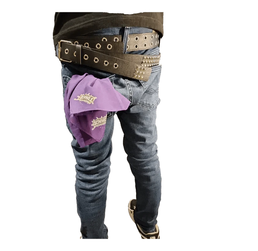 🧣 SceneWall Ultra-Thin Back-Pocketting Bandana 4-up