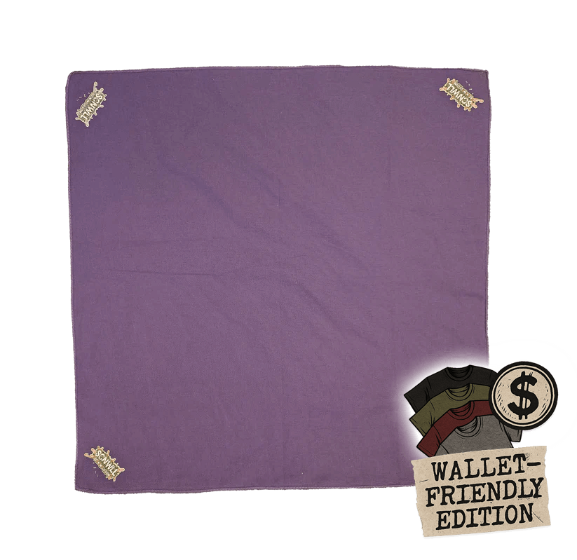 🧣 SceneWall Ultra-Thin Back-Pocketting Bandana 4-up: RANDOM — Wallet Friendly